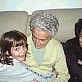 Jennifer, Antoninha e Snia, no aniversrio de 75 anos da Antoninha.