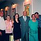 Adelino, Lenita, Daniela, filha da Lenita e do Adelino, Neno, Nena, Jos, marido da Daniela, e Larissa, filha da Denise, nas Bodas de Ouro da Nena e do Neno.
