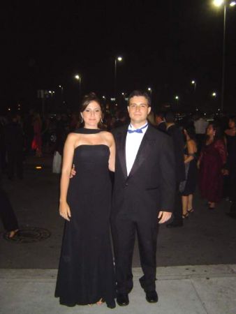 Olvia e Daniel. Na festa de formatura do Daniel em 4 de fevereiro de 2006.