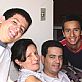 Mateus, Leila, Paulo e Jeremias na casa da Liliam e da rica, em Curitiba. Dia 11 de fevereiro de 2006.